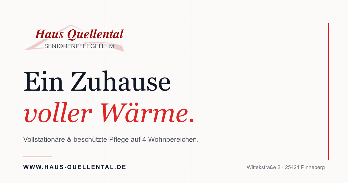 Seniorenpflegeheim "Haus Quellental" GmbH -Altenpflegeheimbereich- – Webseite