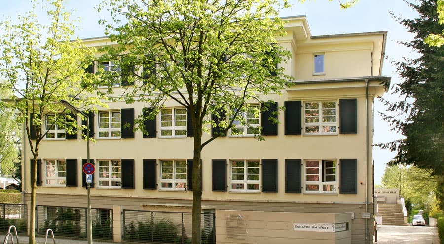 CURATA Sanatorium West – Webseite